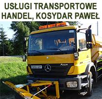 USŁUGI TRANSPORTOWE - HANDEL, Kosydar Paweł